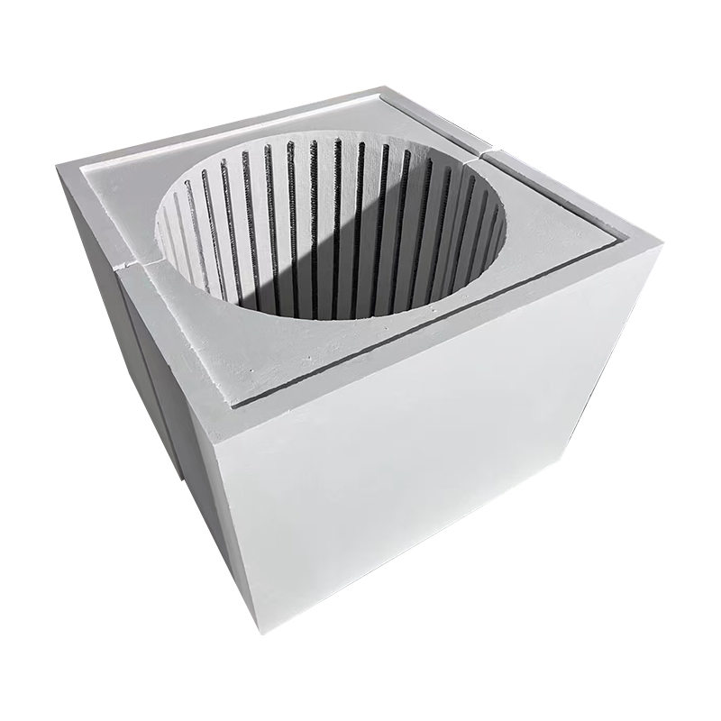 বৈদ্যুতিক প্রতিরোধের চুল্লি জন্য সিরামিক ফাইবার গরম করার মডিউল ব্লক